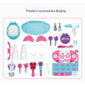 Pretend Play Kids Fishon Beauty set Vanity Table Make Up Toy for Girls